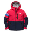 Town Hall Winter Jacket Rose Red Black Iris