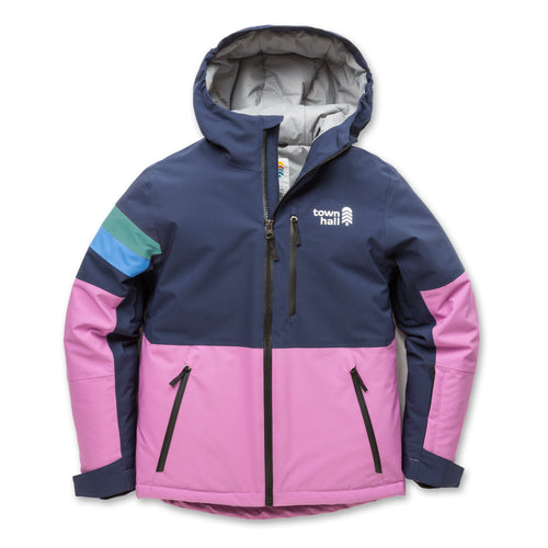Town Hall Winter Jacket Mulberry Black Iris