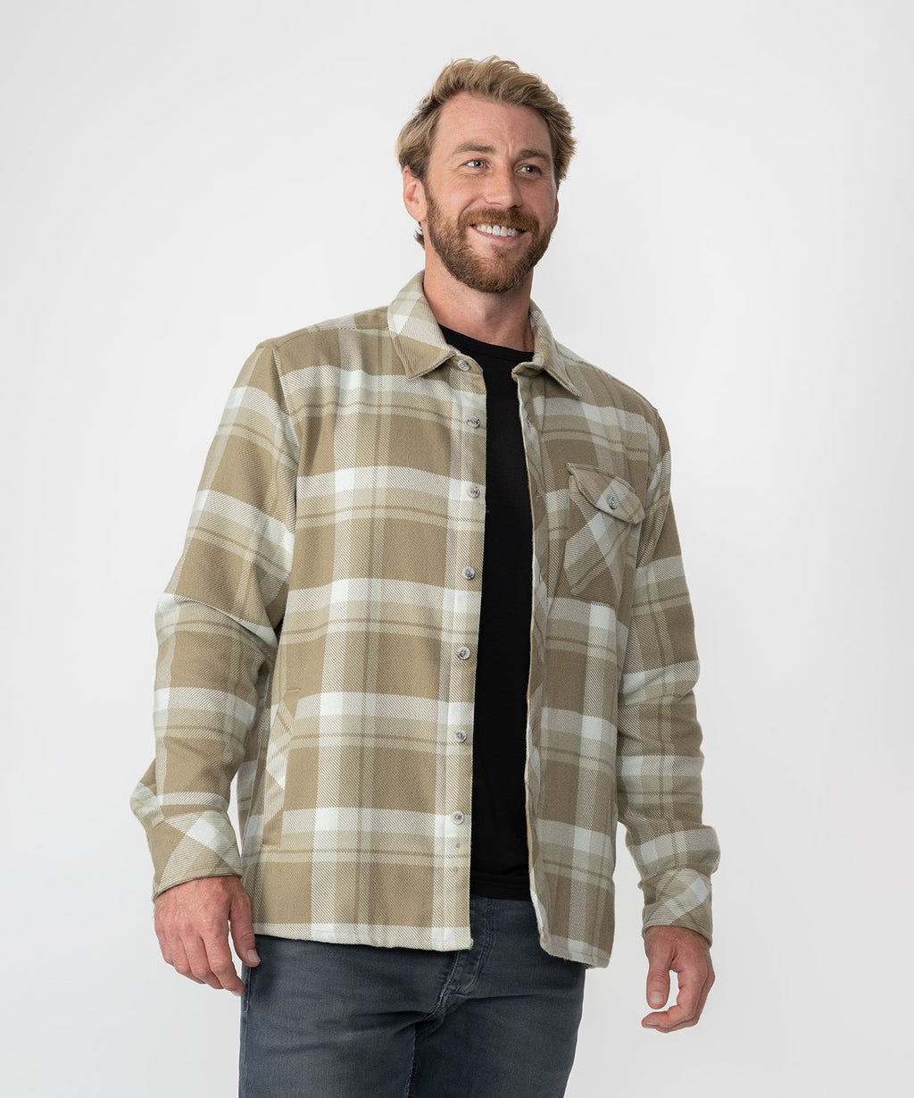 M's Mountain Time Flannel Timberwolf