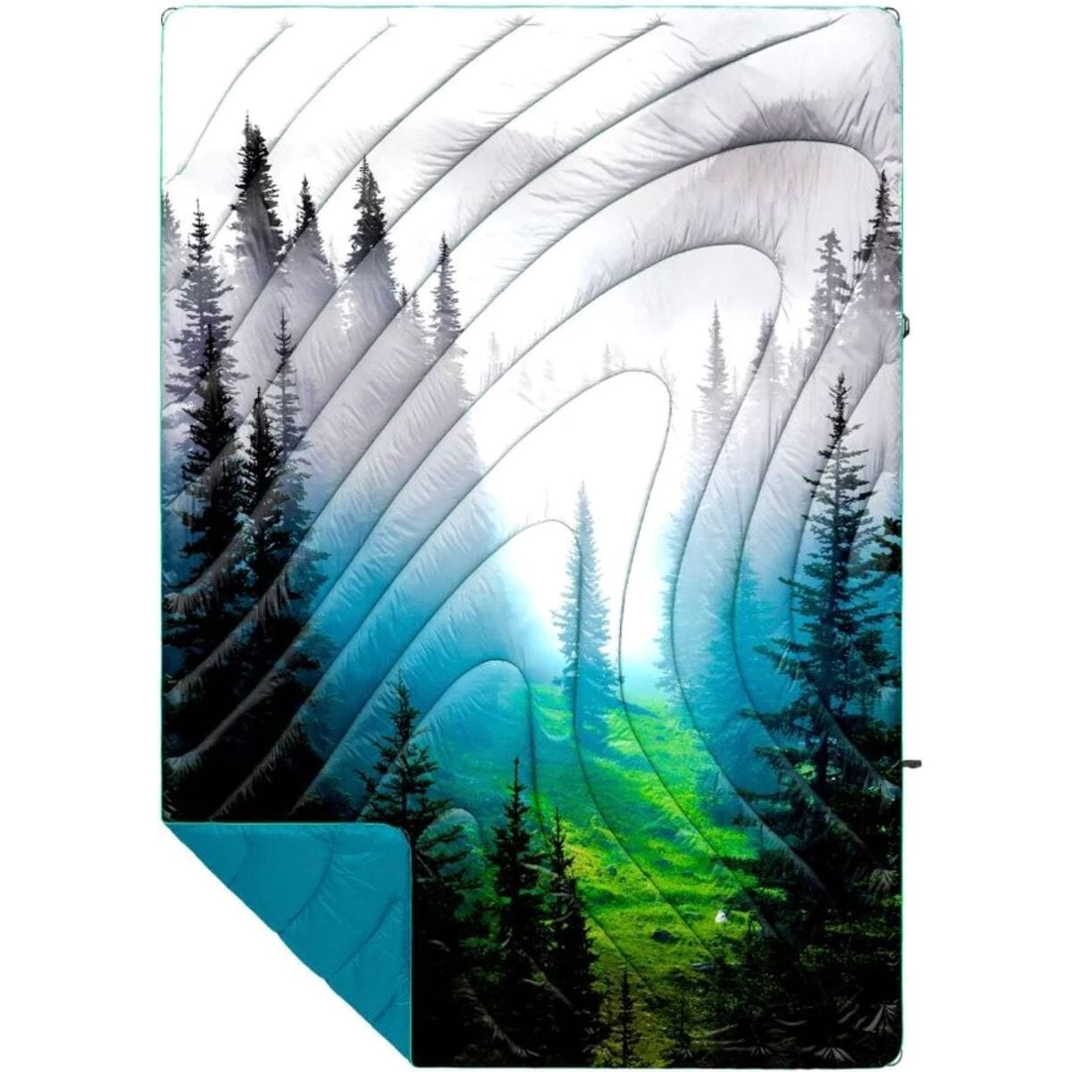 Rumpl Original Puffy Blanket Olympic Fog