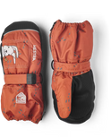 Baby Zip Long Mitt Orange Print Unisex