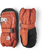Baby Zip Long Mitt Orange Print Unisex