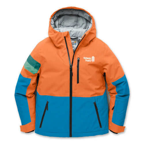 Town Hall Winter Jacket Orange Sherbert