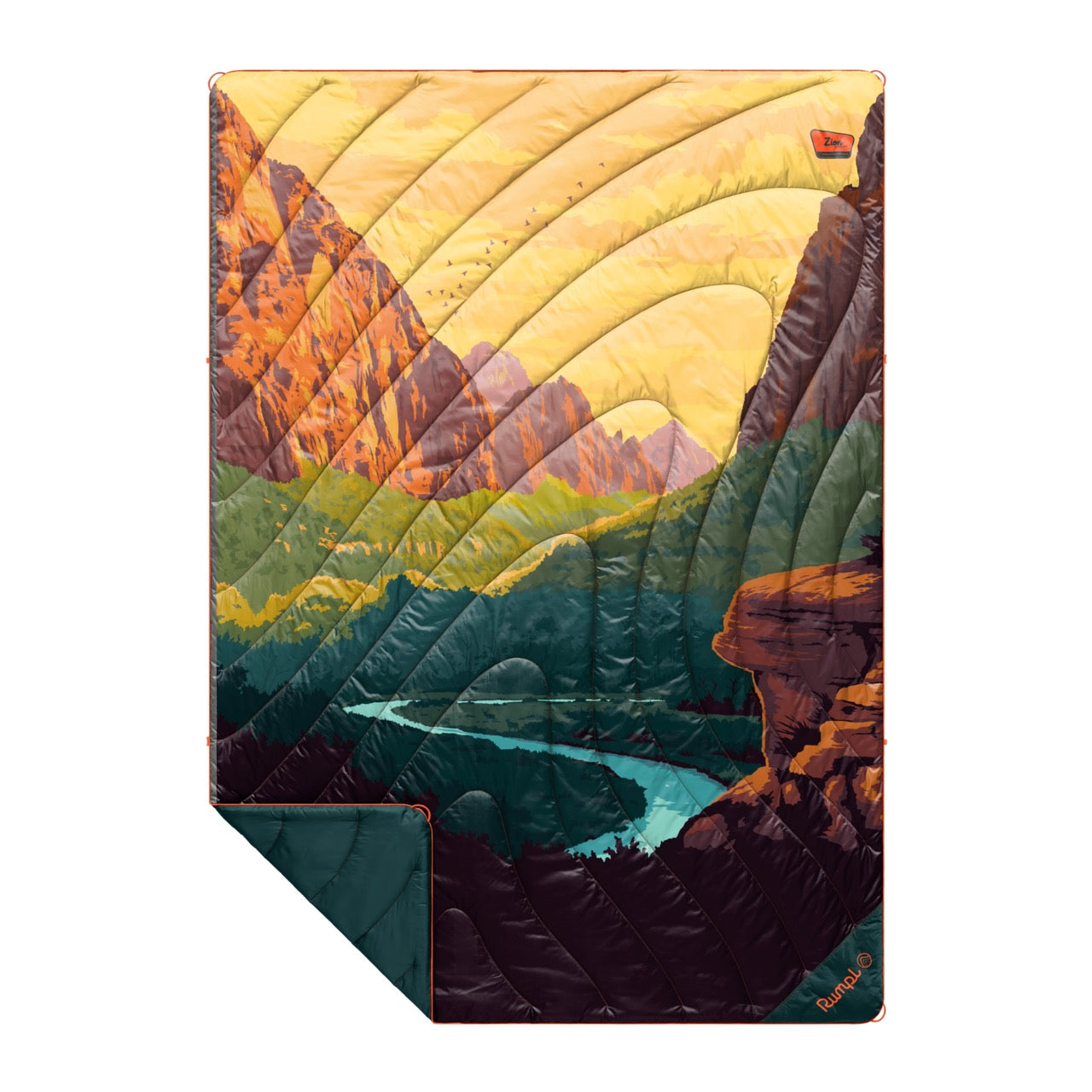 Rumpl Original Puffy Blanket Zion National Parrk