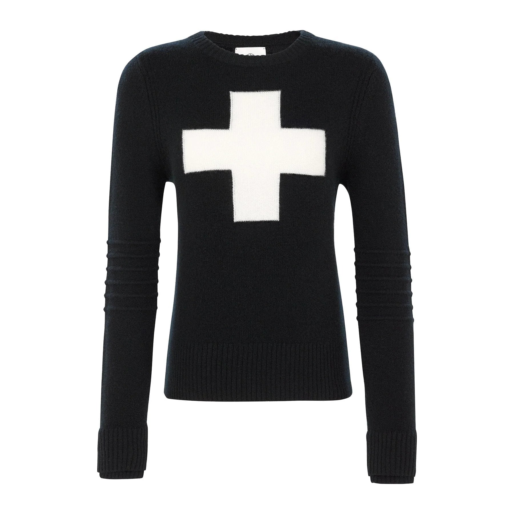 W's Cashmere Ski Race Knit Patrol Black