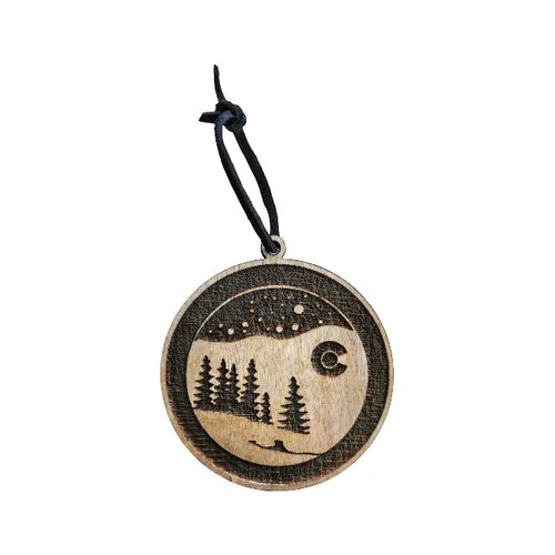 Hand-painted Birch Ornaments