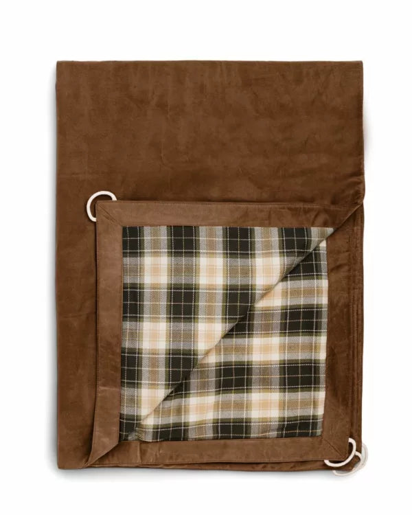Field Blanket Chequered Earth Tan