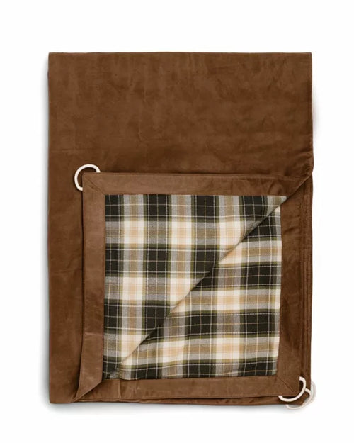 Field Blanket Chequered Earth Tan