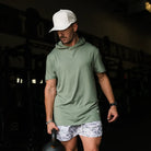 BURLEBO Short Sleeve Performance Hoodie