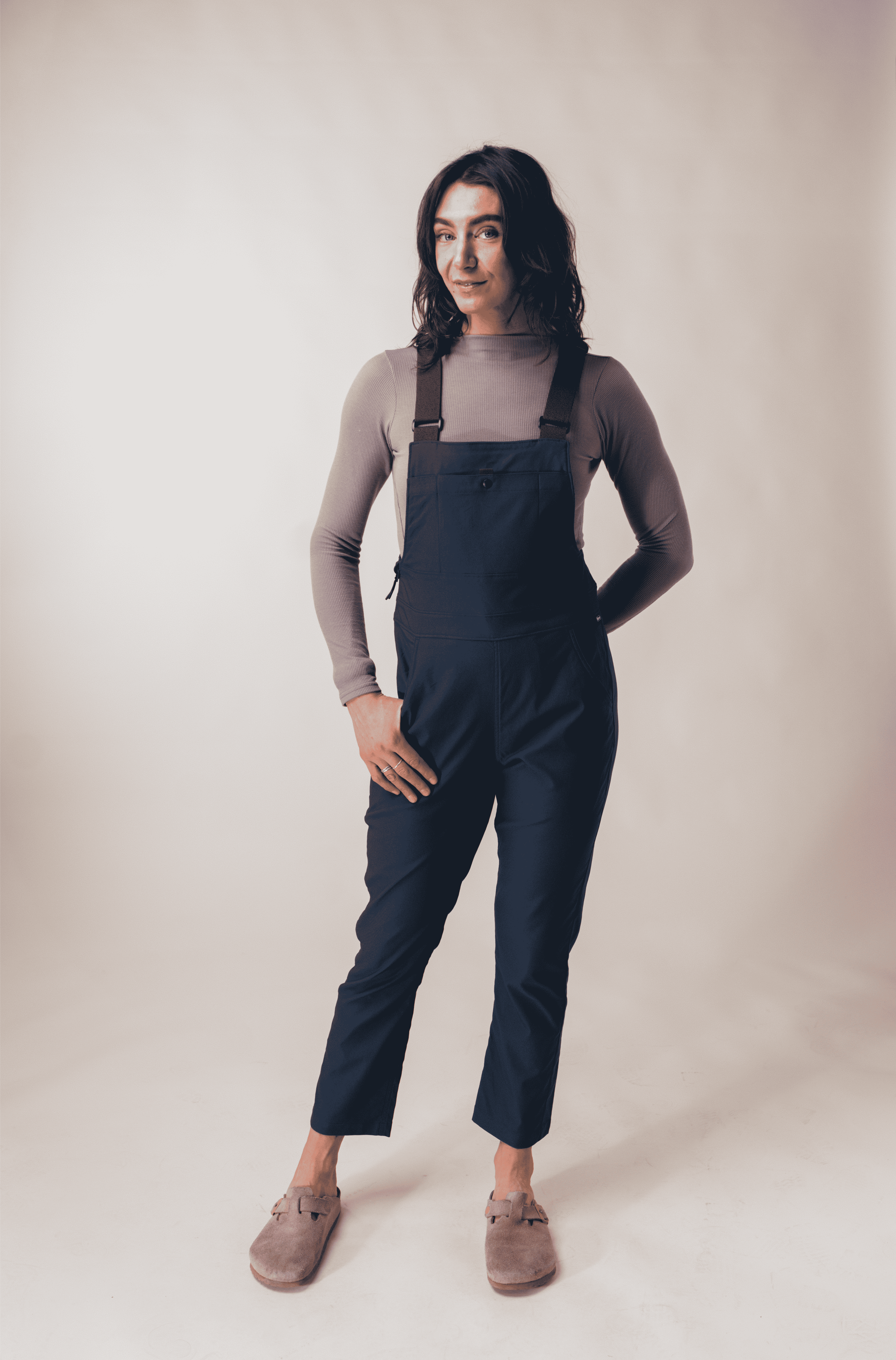allover apparel Women's Lookout Overalls 2.0 Deep Ink