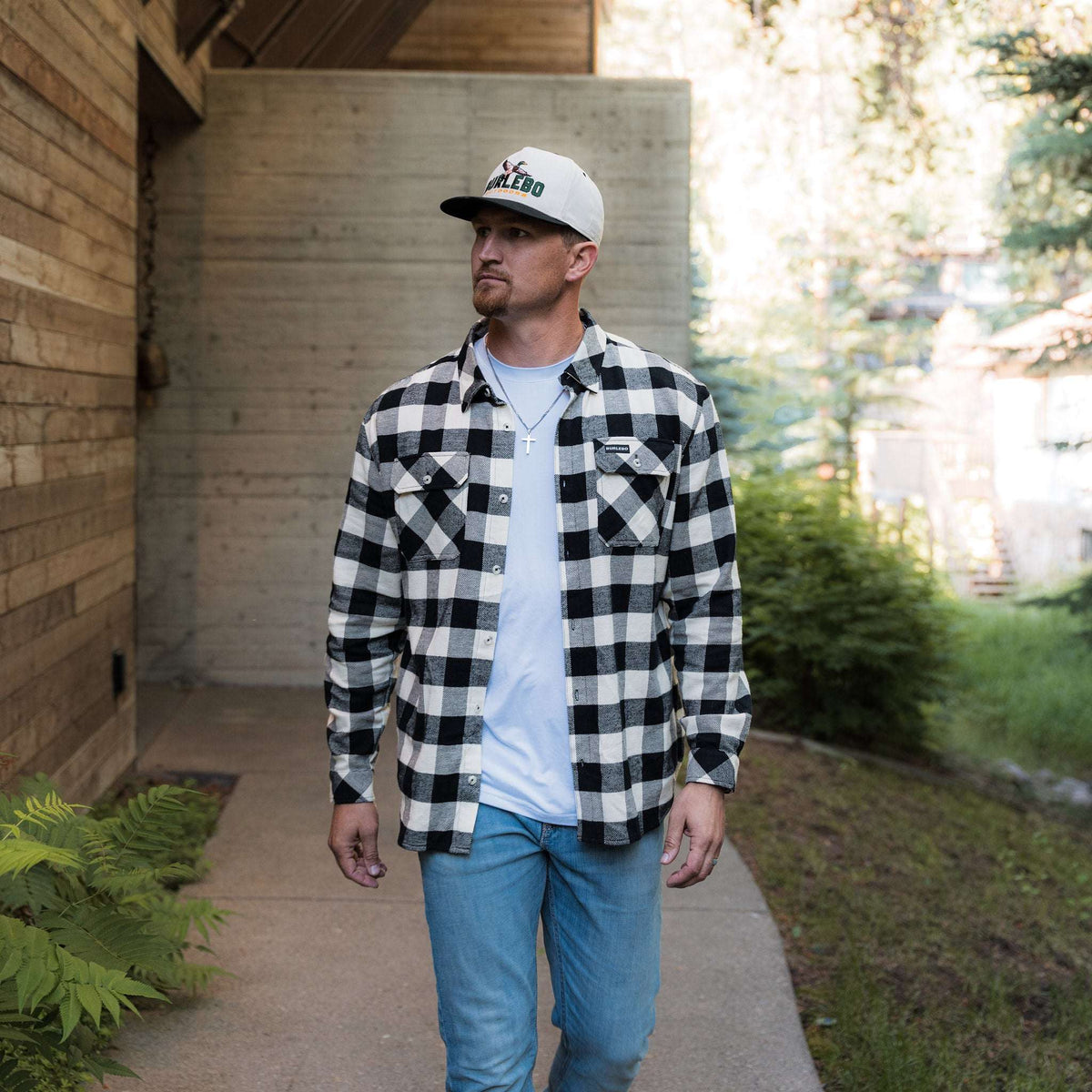 BURLEBO Burlebo Men's Flannel Shirt