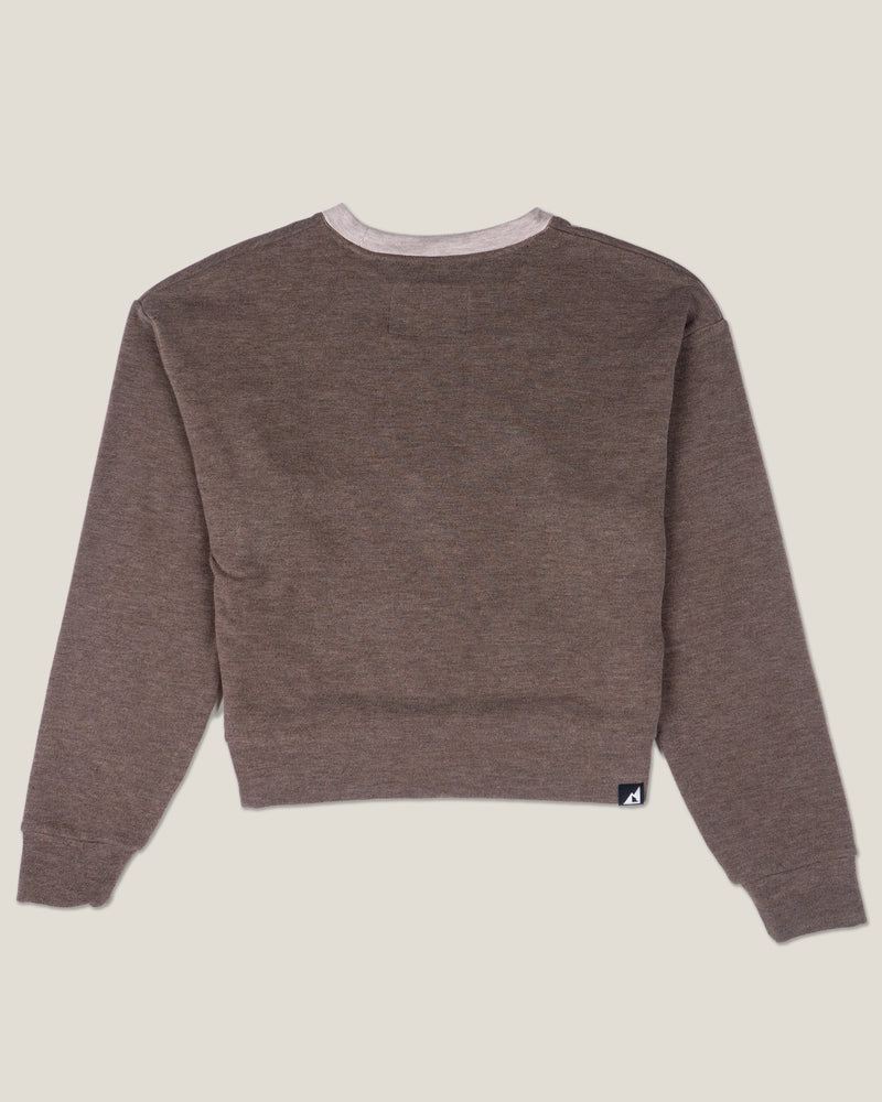 Women's Powell Fleece Crewneck Brown