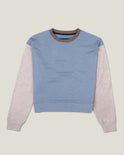 Women's Powell Fleece Crewneck Dusty Blue Block