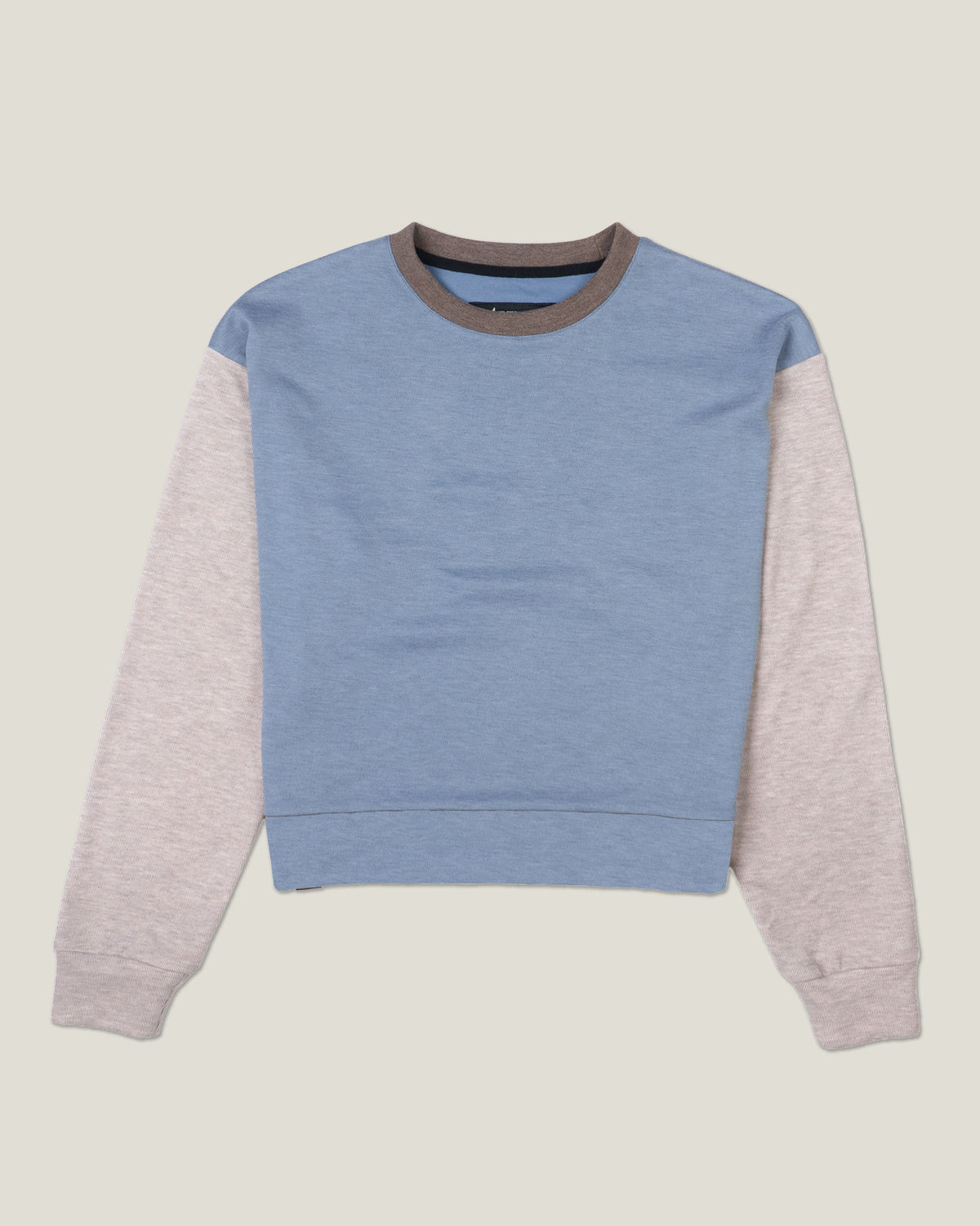 Women's Powell Fleece Crewneck Dusty Blue Block