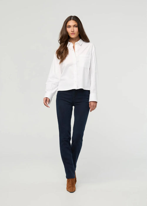 Performance Denim High Rise Slim Straight