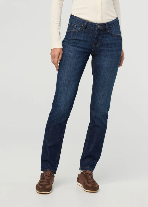 Performance Denim Mid Rise Slim Taper