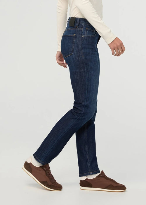 Performance Denim Mid Rise Slim Taper