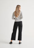 DUER LuxTwill High Rise Trouser Black Ardesia