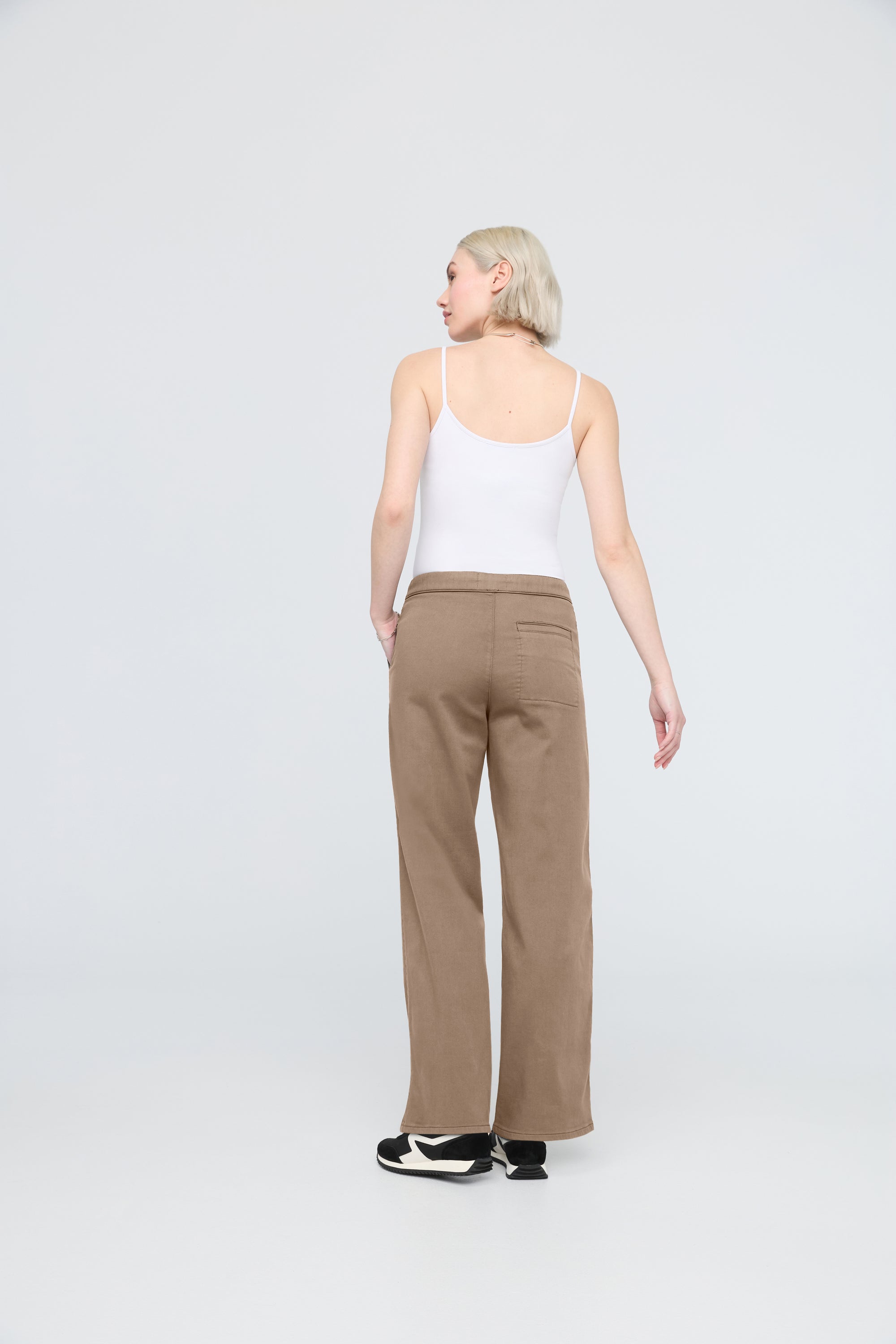 DUER No Sweat Wide Leg Pant Canteen