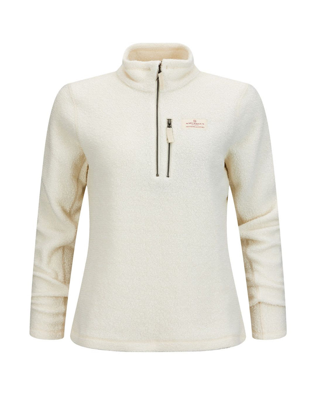 Wool Terry Hut Half-Zip Oatmeal