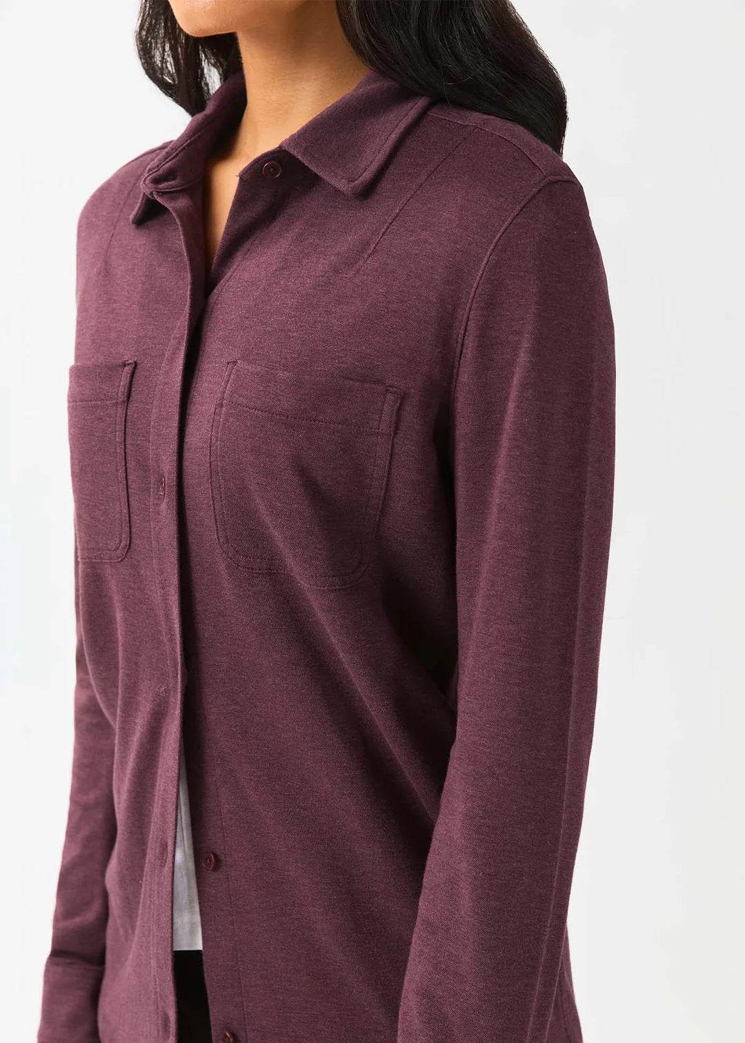 Performance Flannel Lite 2 Pocket Shirt Chestnut