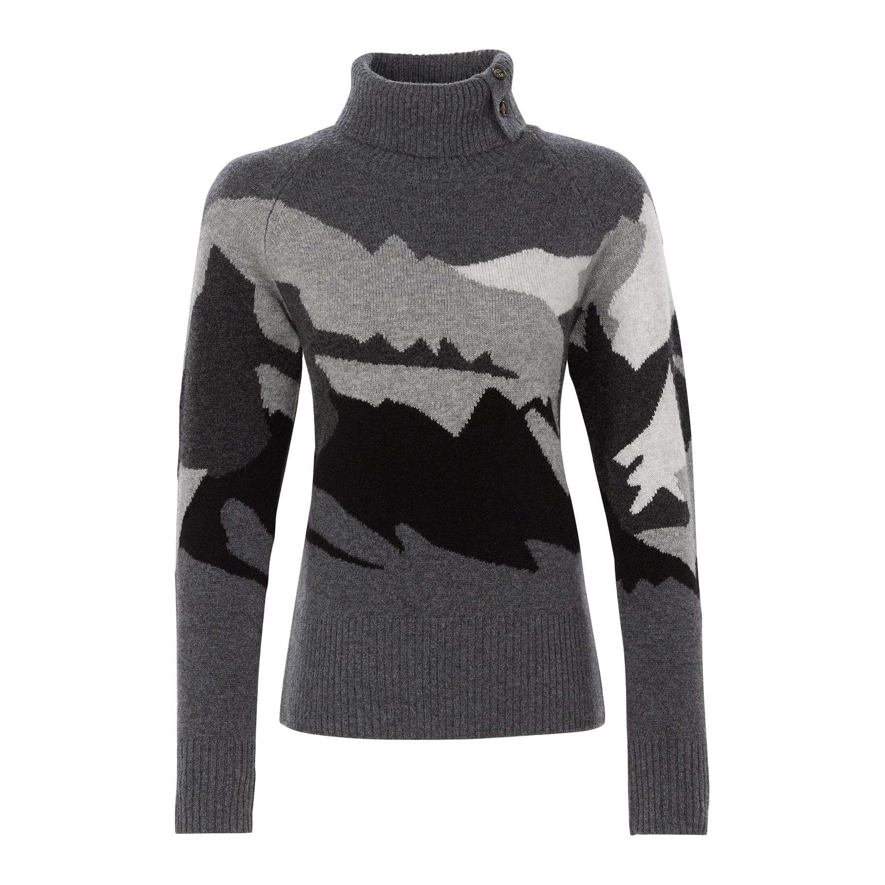 Alps & Meters Wasatch Ski Race Knit W Black