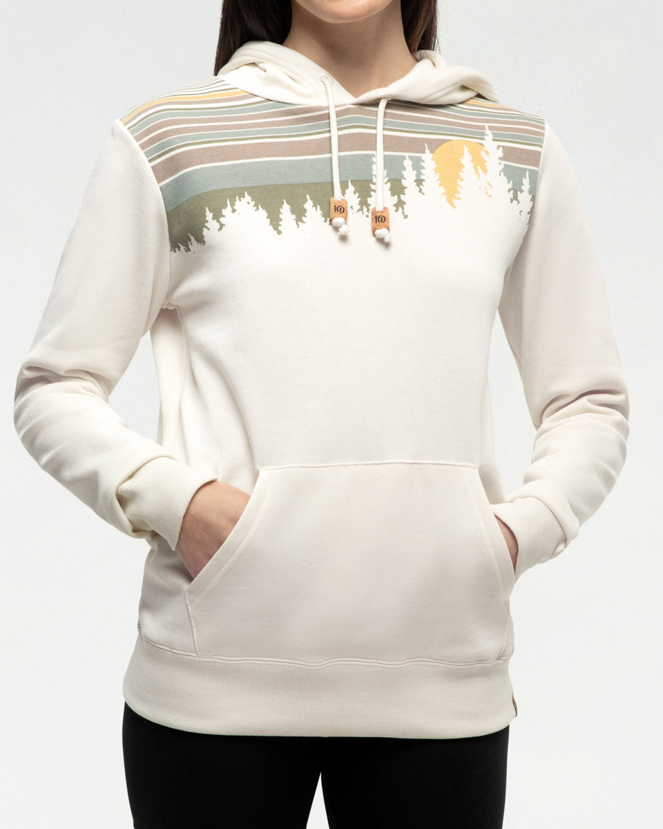 Retro Juniper Hoodie Undyed Driftwood