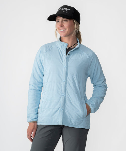 W Highlands Shirt Jacket Powder Blue