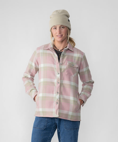 W's Mountain Time Flannel Dusty Rose