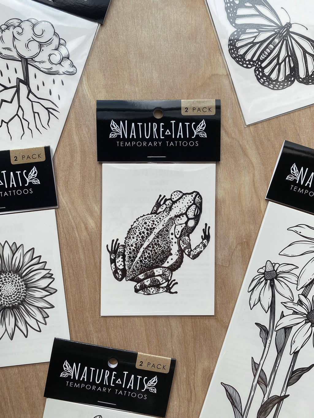 Toad Temporary Tattoo