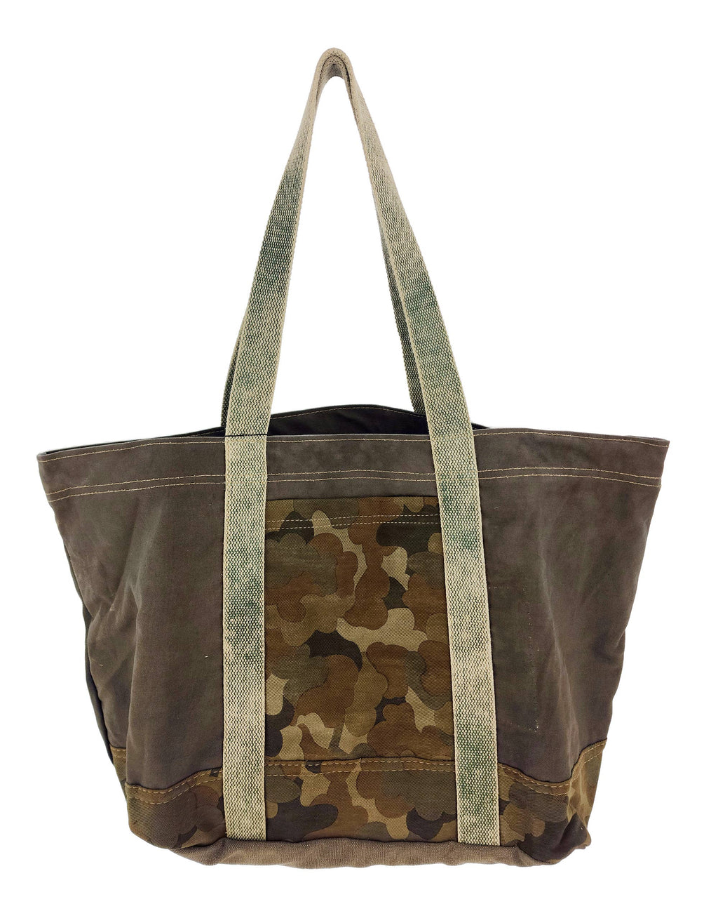 Large Recycled Tent Tote with Camouflage