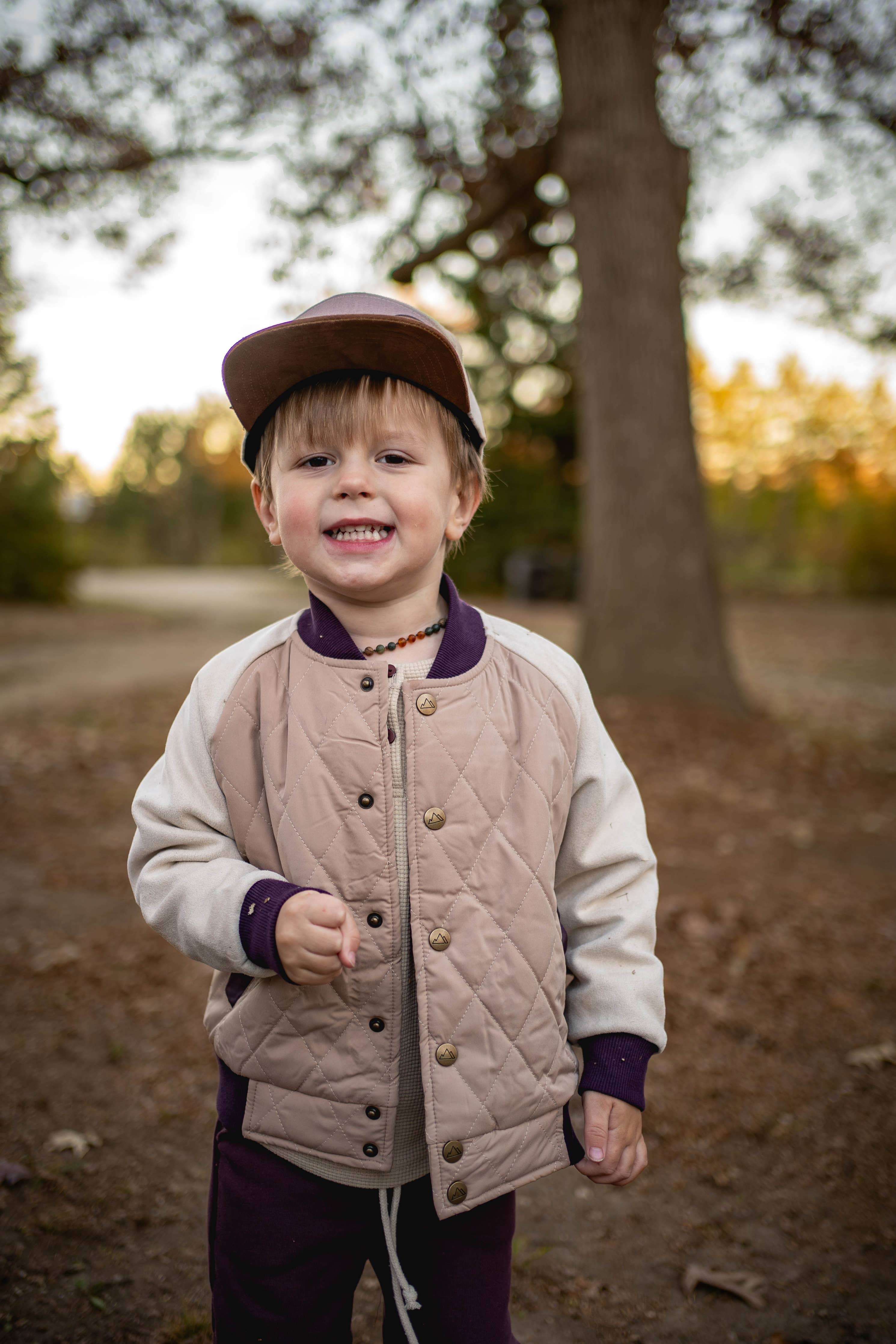 Sand and Peak Clay & Plum Bomber 6 12m