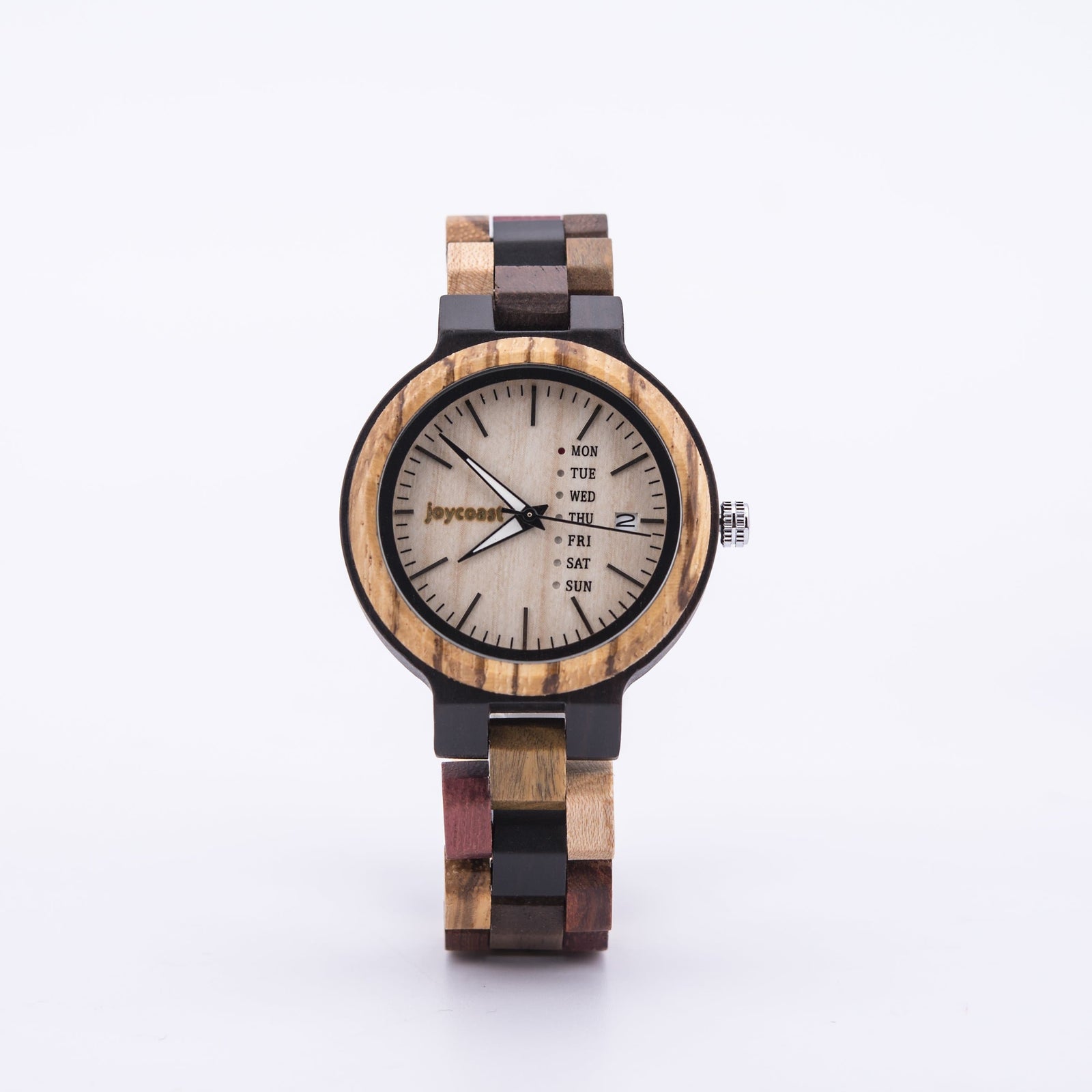 "Kaleidoscope" | Multi-Toned Wooden Watch