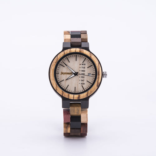 "Kaleidoscope" | Multi-Toned Wooden Watch