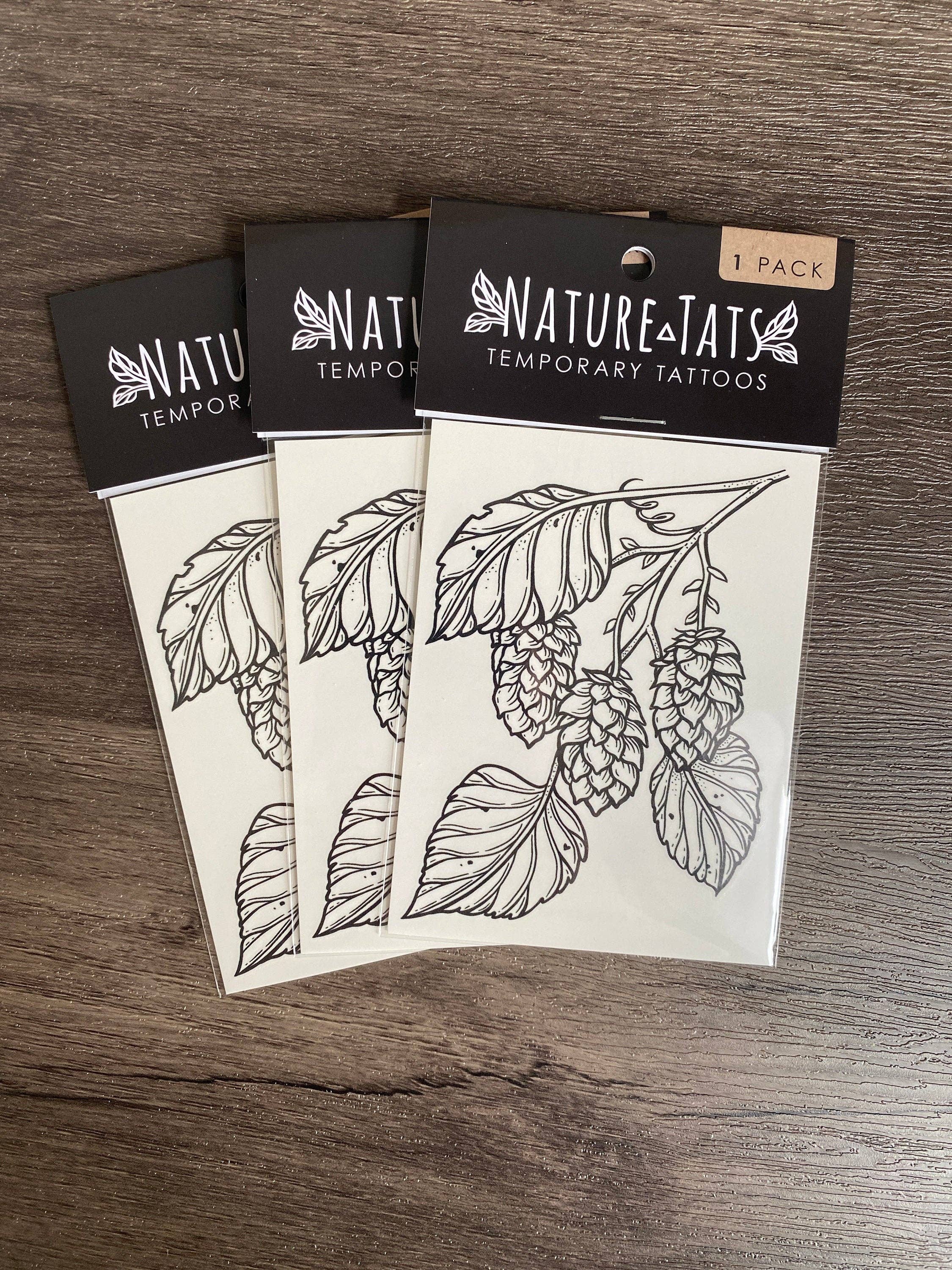 Hops Vine Temporary Tattoo