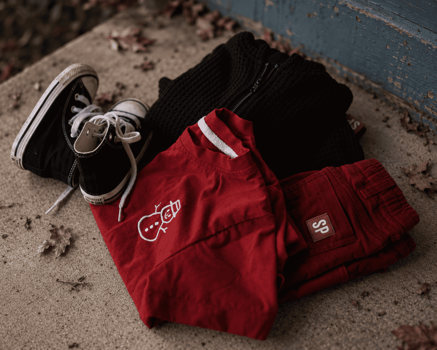 Sand and Peak Night Owl Waffle Hoodie