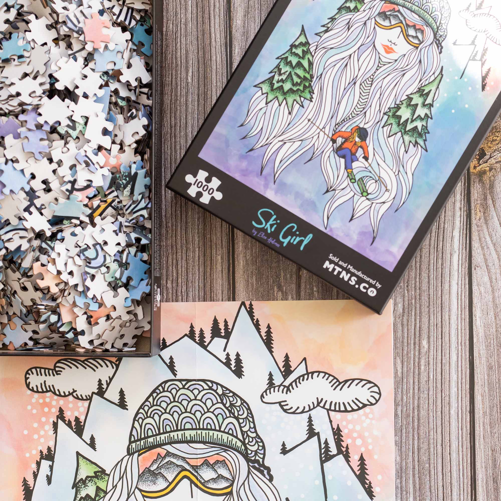 Ski Girl Jigsaw Puzzle – 1000 Piece