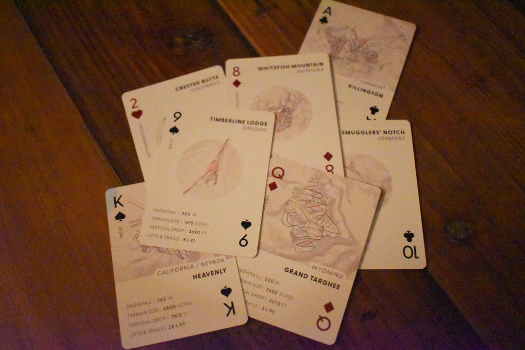 Ski the States – Bucket List • Playing Cards
