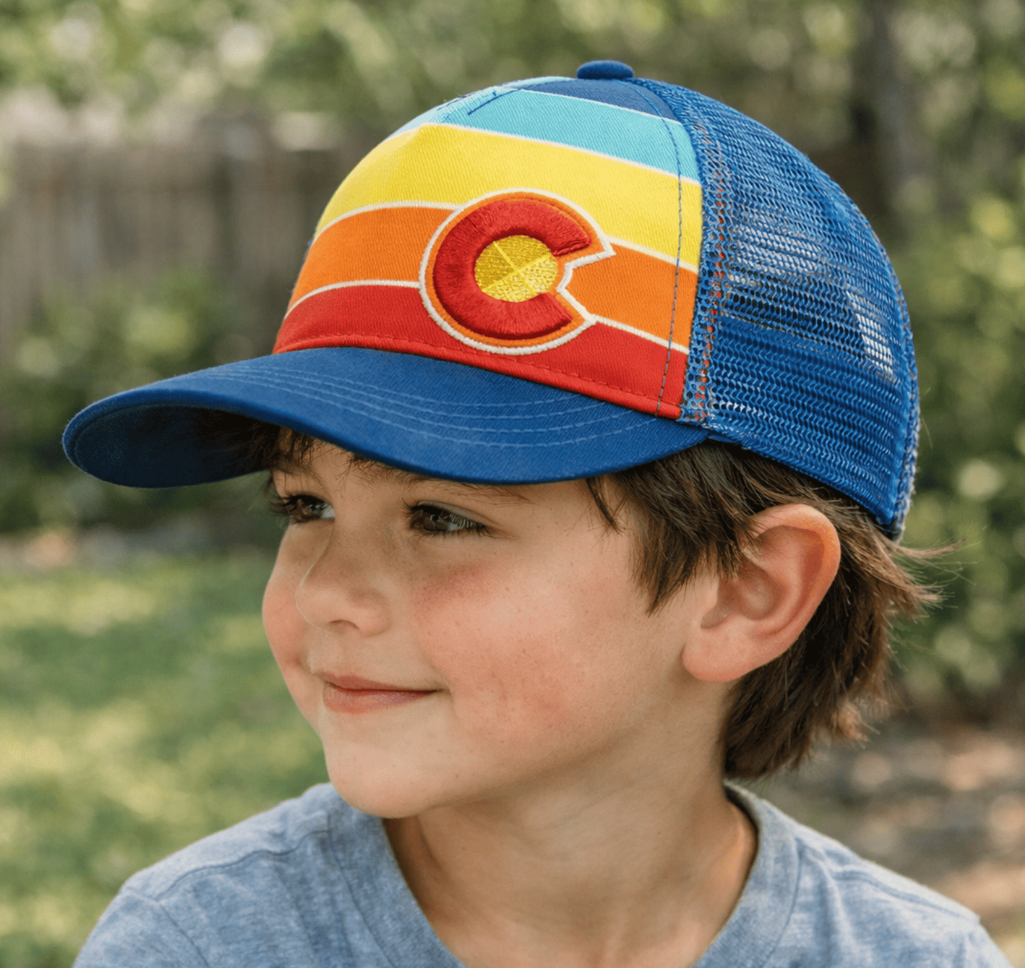 YoColorado Kids' Fader Trucker Hat