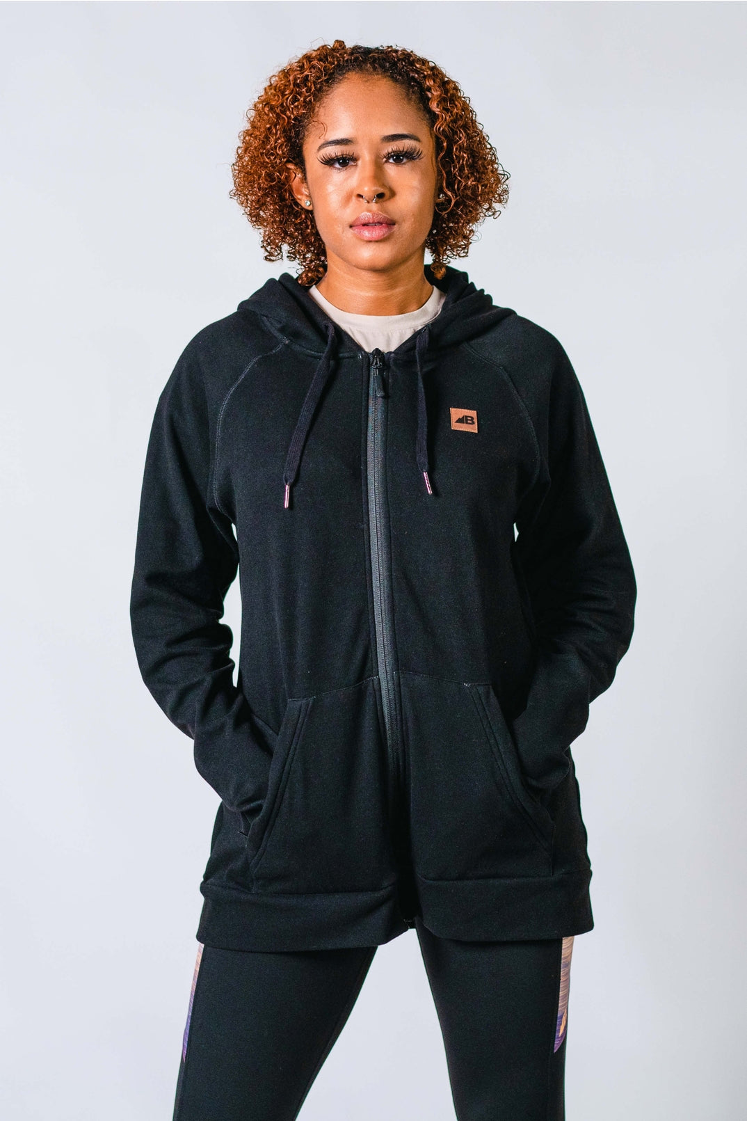 Torreys Fleece Hoodie Black Full-Zip