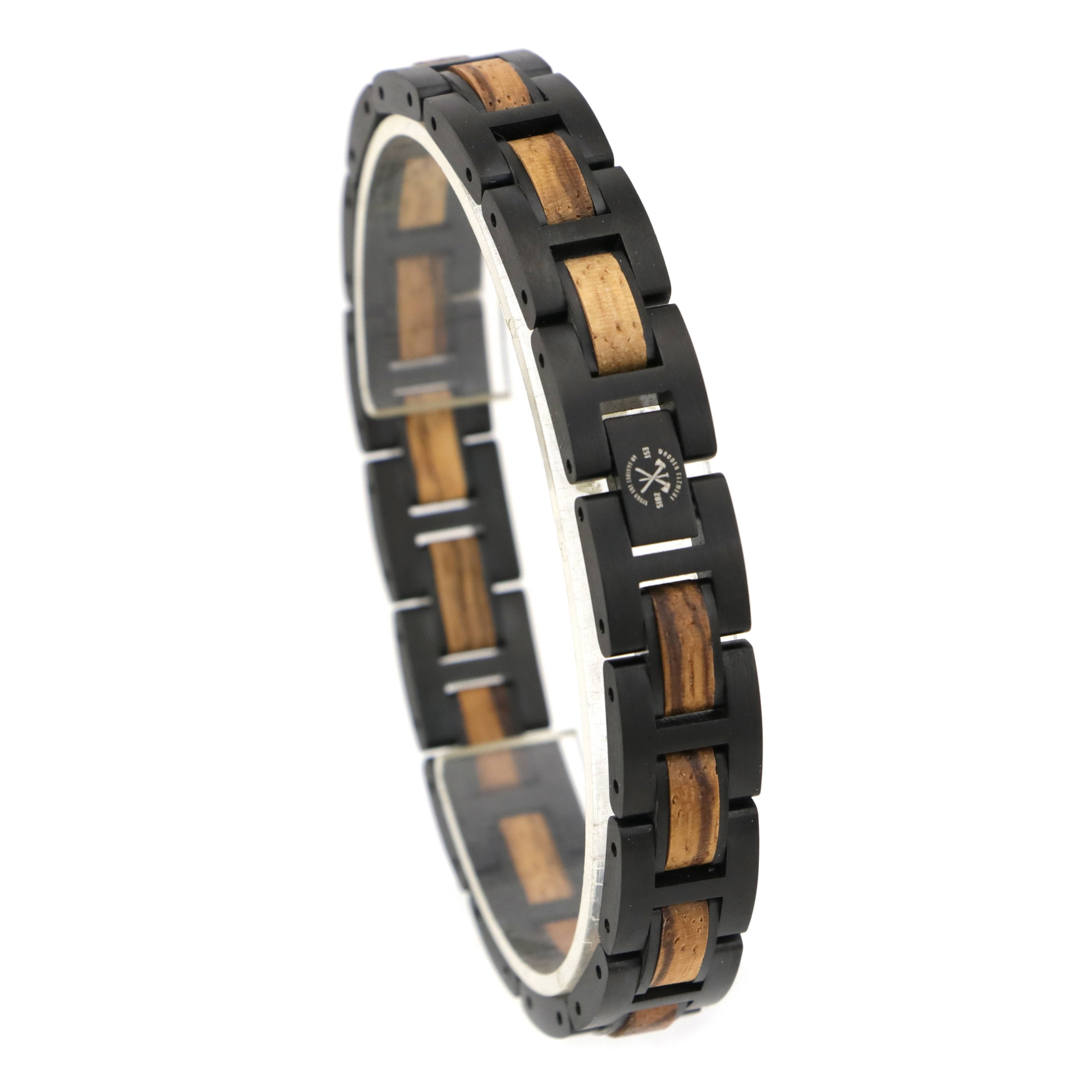Nero- Wood & Metal Bracelet