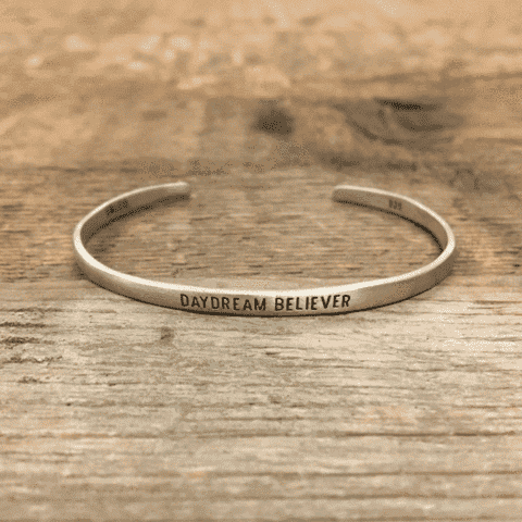 Sugarboo & Co Metal Cuff/Bracelet Silver Daydream Believer