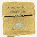 Sterling mountain adjustable bracelet