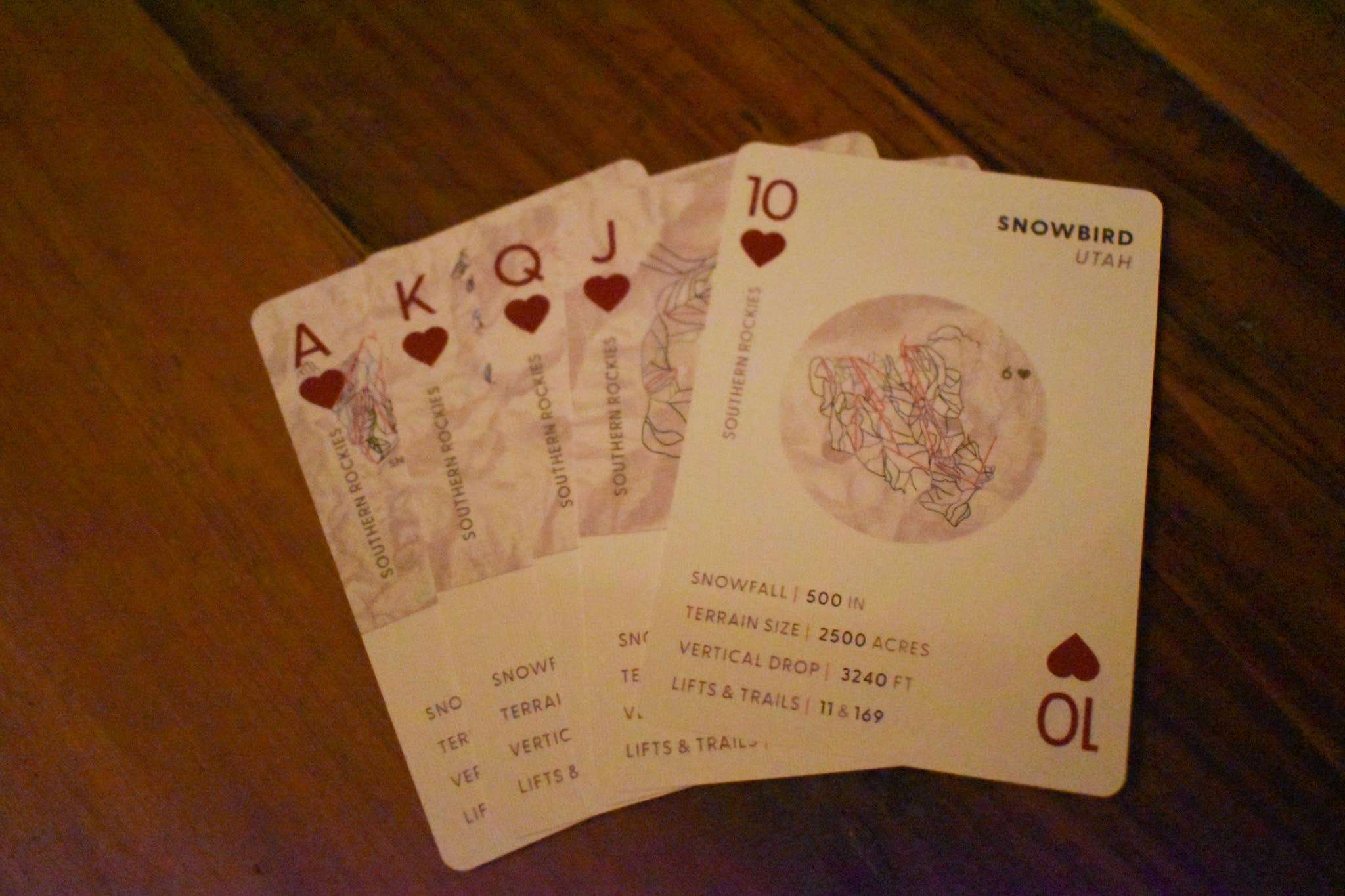 Pine + Ember Ski the States – Bucket List • Playing Cards