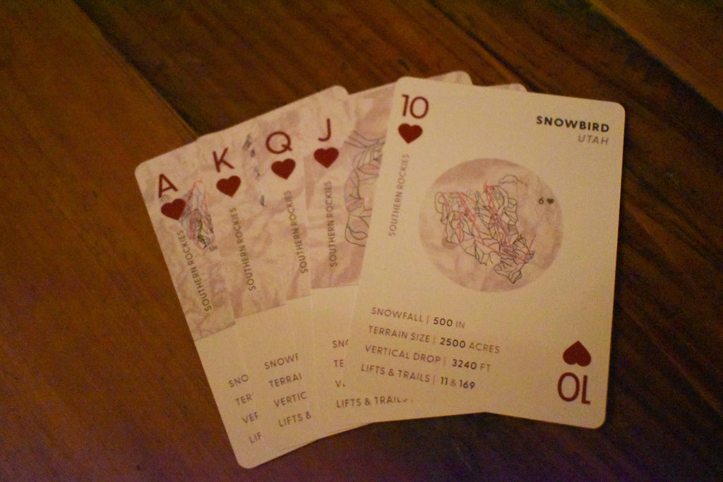 Ski the States – Bucket List • Playing Cards
