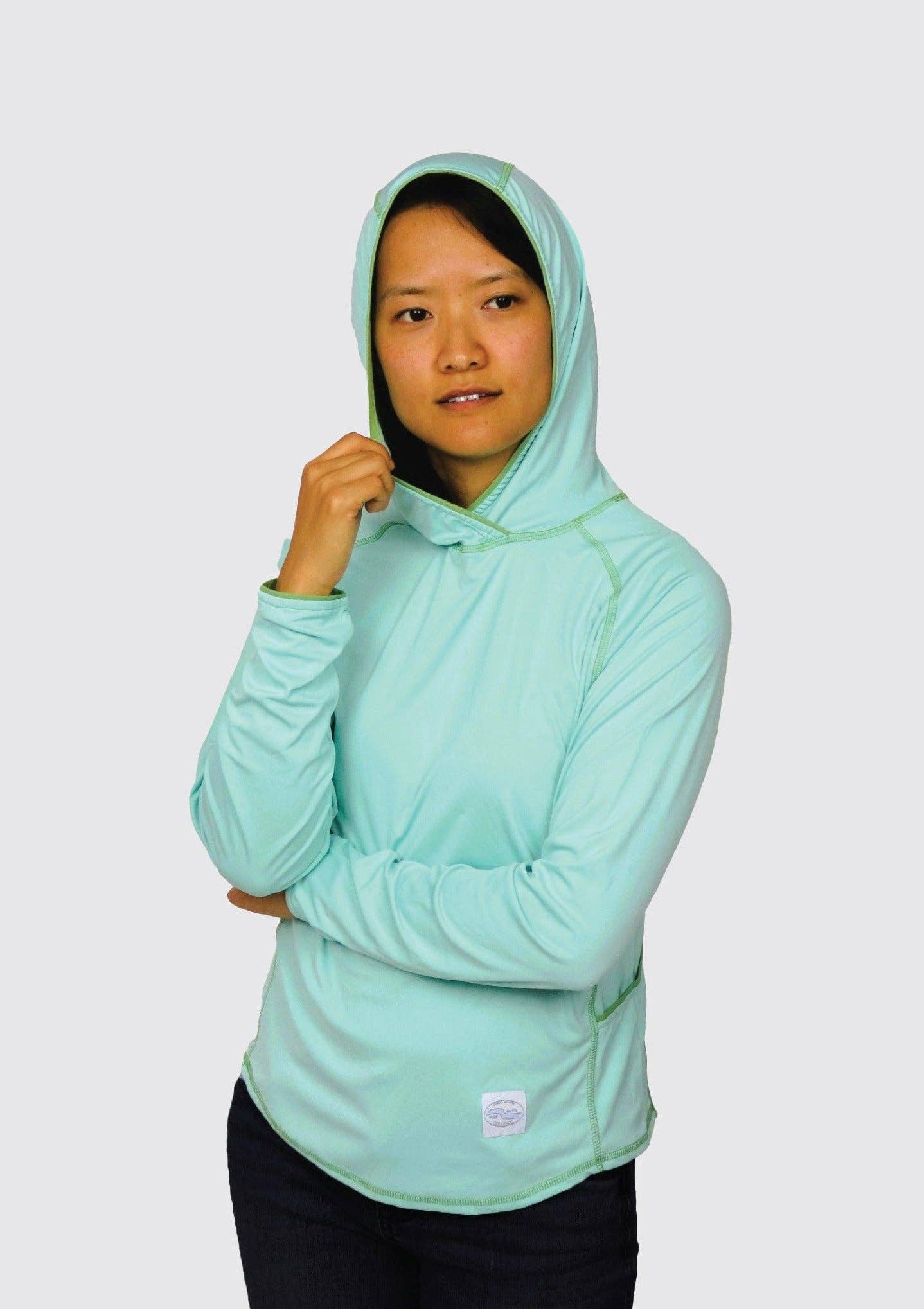 Trail Queen Sun Hoody Eggshell Blue