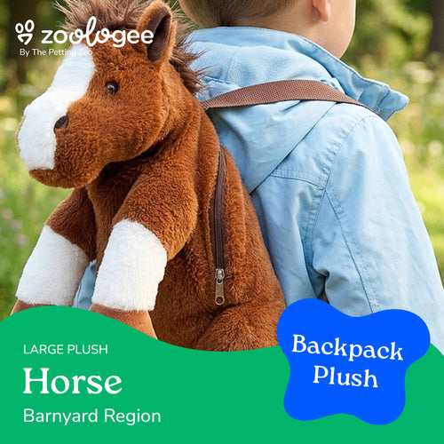20" Plush Animal Backpack