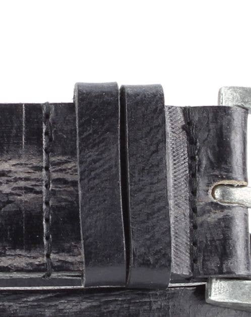 Leather Impressions Inc Double Loop Western Belt – Antique Buckle ABB 009