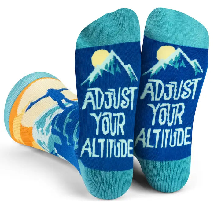 Fun Socks Adjust Your Altitude