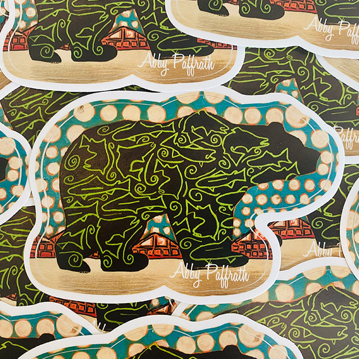 Art 4 All Stickers Bubble Bear